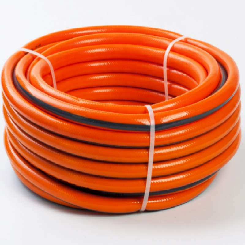 Barevné pružné vlákno pletené zesílit plastovou PVC hadici zahradní vody